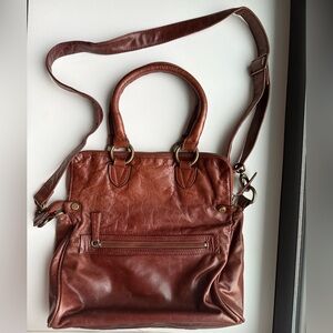 Latico Multicolor Bag with Brown Strap